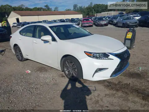 JTHBW1GG4J2194035 — 2018 Lexus ES, Подтопление, фото до ремонта
