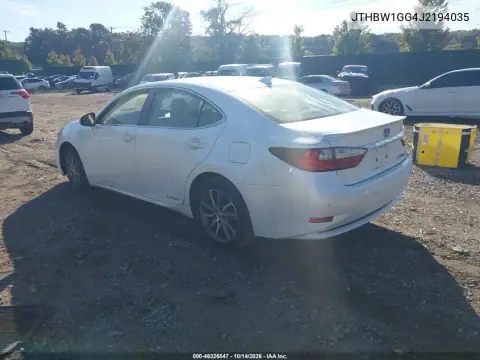 JTHBW1GG4J2194035 — 2018 Lexus ES, фото 3 с аукциона IAAI, Подтопление