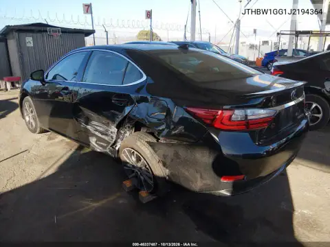 2018 Lexus Es 300H VIN JTHBW1GG1J2194364 фото 4