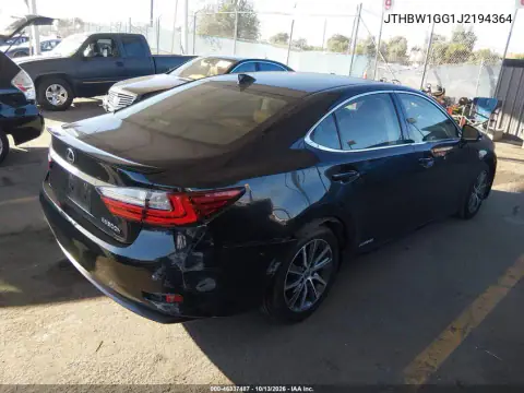 2018 Lexus Es 300H VIN JTHBW1GG1J2194364 фото 5