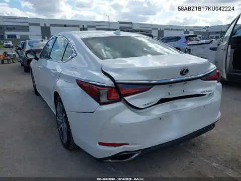 58ABZ1B17KU042224 — 2019 Lexus ES, фото 4 с аукциона IAAI, Задняя часть