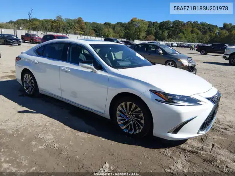 58AFZ1B18SU201978 — 2025 Lexus ES, Подтопление, фото до ремонта