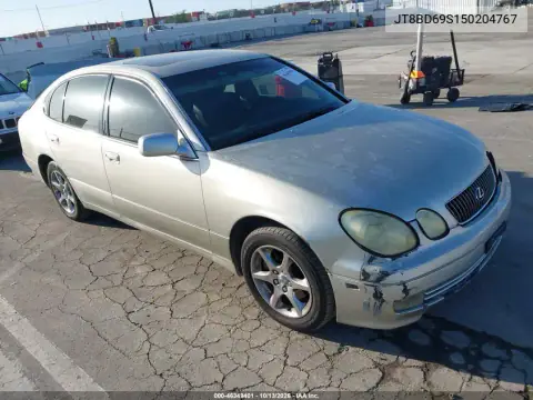 JT8BD69S150204767 — 2005 Lexus GS 300, Передняя часть, фото до ремонта