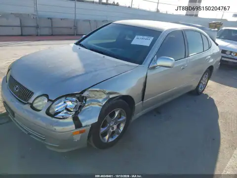 JT8BD69S150204767 — 2005 Lexus GS 300, фото 3 с аукциона IAAI, Передняя часть