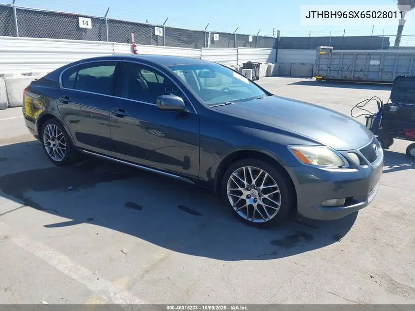 2006 Lexus Gs 300 VIN JTHBH96SX65028011 фото 1