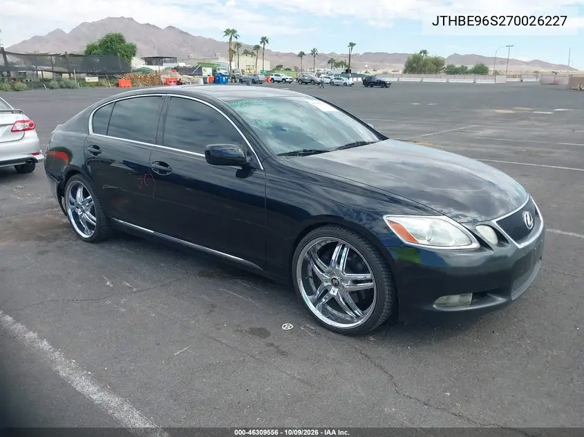 2007 Lexus Gs 350 VIN JTHBE96S270026227 фото 2
