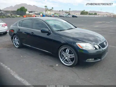 JTHBE96S270026227 — 2007 Lexus GS, Сзади, фото до ремонта