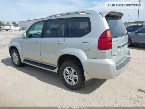 2003 Lexus Gx 470 VIN JTJBT20X330023363 фото 4