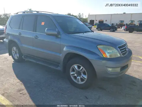 JTJBT20XX40049332 — 2004 Lexus GX, Естественный износ, фото до ремонта