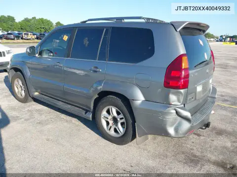 2004 Lexus Gx 470 VIN JTJBT20XX40049332 фото 4