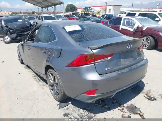 JTHBA1D21H5056579 — 2017 Lexus IS 200T, фото 3 с аукциона IAAI 14.10.2026, Пожар двигателя