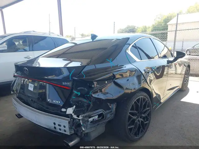 JTHAA1D27N5120406 — 2022 Lexus IS 300, фото 4 с аукциона IAAI 13.10.2026, Задняя часть