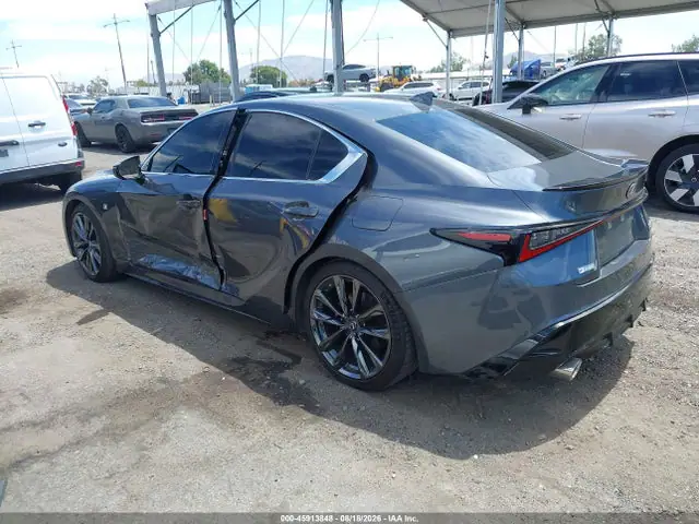 2021 Lexus Is 350 F Sport VIN JTHGZ1B2XM5046242 фото 3