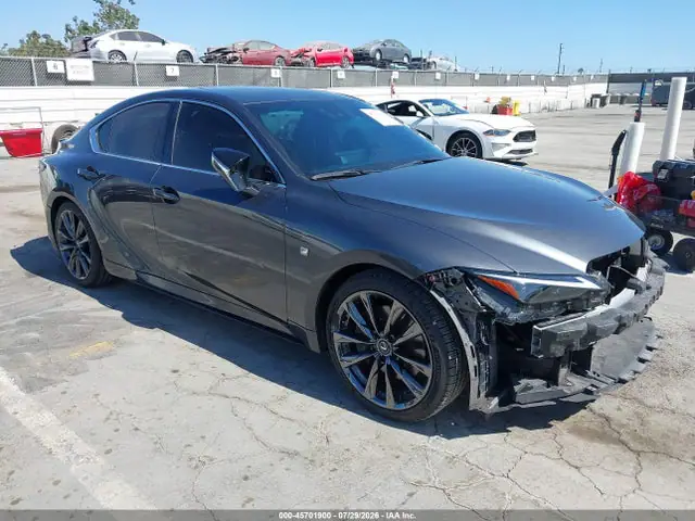 JTHGZ1B22R5073135 — 2024 Lexus Is 350 F Sport, Передняя часть слева (Left Front), фото до ремонта