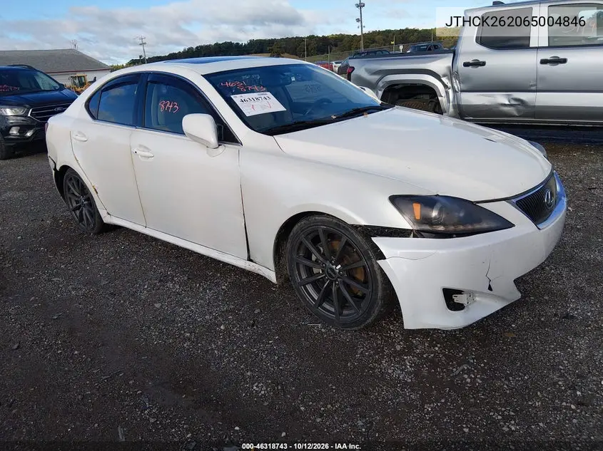 2006 Lexus Is 250 VIN JTHCK262065004846 фото 1