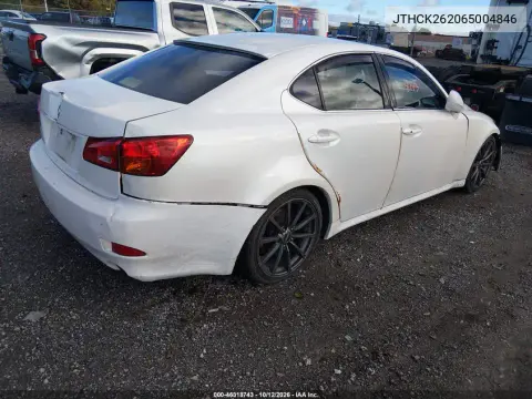 2006 Lexus Is 250 VIN JTHCK262065004846 фото 4