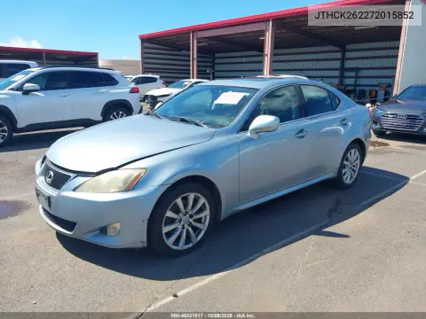 2007 Lexus Is 250 VIN JTHCK262272015852 фото 2