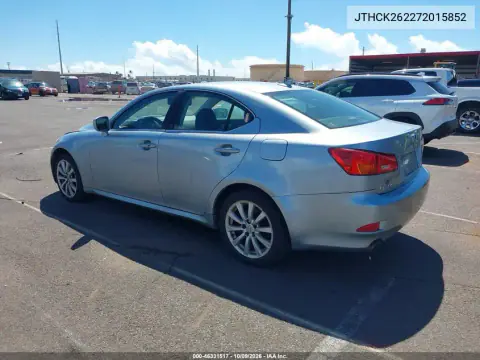 2007 Lexus Is 250 VIN JTHCK262272015852 фото 3