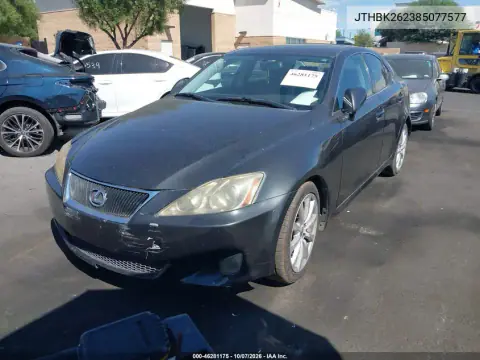 2008 Lexus Is 250 VIN JTHBK262385077577 фото 2