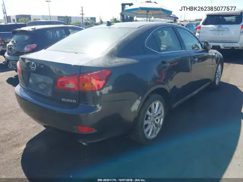 2008 Lexus Is 250 VIN JTHBK262385077577 фото 4