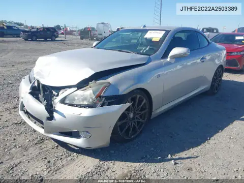 2010 Lexus Is 350C VIN JTHFE2C22A2503389 фото 3
