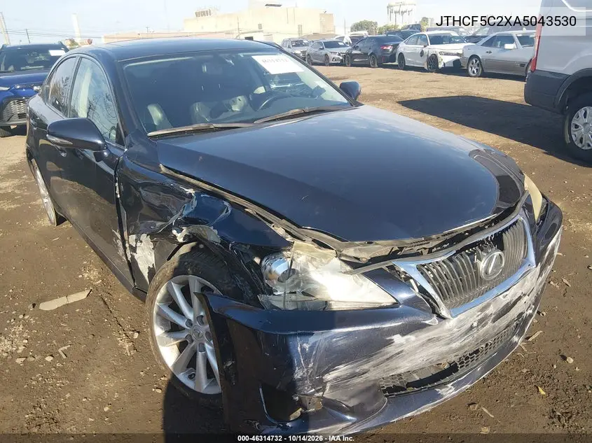JTHCF5C2XA5043530 — 2010 Lexus IS, фото 2 с аукциона IAAI, Повреждения со всех сторон
