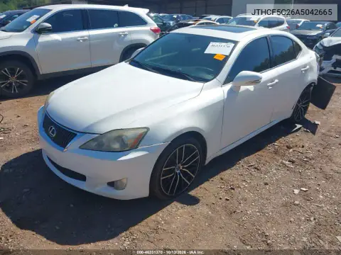 2010 Lexus Is 250 VIN JTHCF5C26A5042665 фото 3