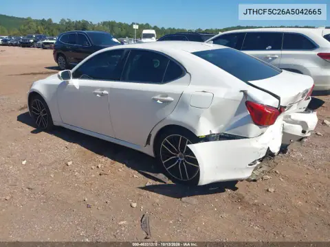 2010 Lexus Is 250 VIN JTHCF5C26A5042665 фото 4