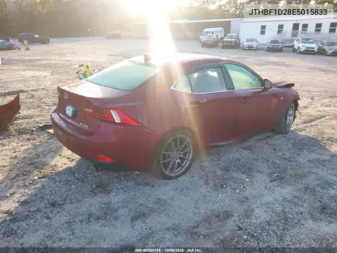 2014 Lexus Is 250 VIN JTHBF1D28E5015833 фото 5