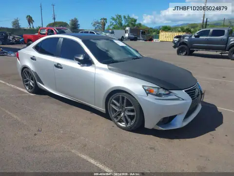 JTHBF1D20E5024879 — 2014 Lexus IS, Задняя часть, фото до ремонта