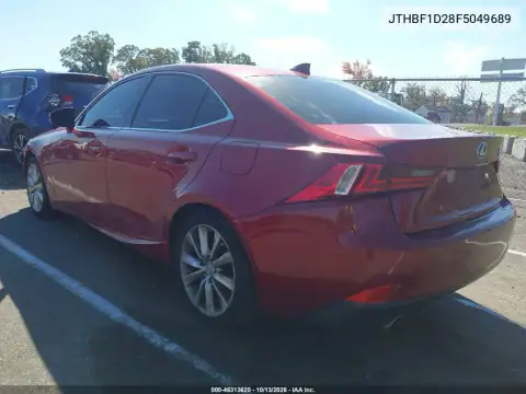 JTHBF1D28F5049689 — 2015 Lexus IS, фото 3 с аукциона IAAI, Подтопление