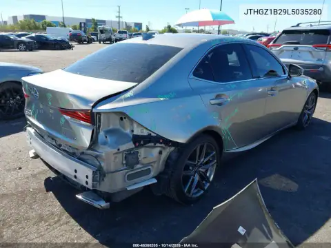 JTHGZ1B29L5035280 — 2020 Lexus IS, фото 5 с аукциона IAAI, Задняя часть