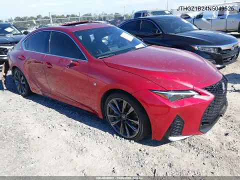 JTHGZ1B24N5049526 — 2022 Lexus IS, Левая сторона, фото до ремонта