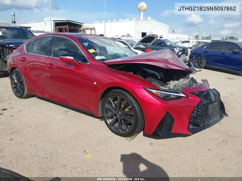 JTHGZ1B25N5057862 Lexus IS 2022 — повреждение Задняя часть, фото до ремонта
