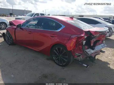 JTHGZ1B25N5057862 — 2022 Lexus IS, фото 3 с аукциона IAAI, Задняя часть