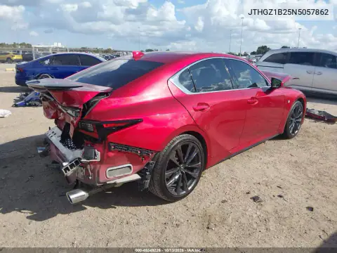 JTHGZ1B25N5057862 — 2022 Lexus IS, фото 4 с аукциона IAAI, Задняя часть