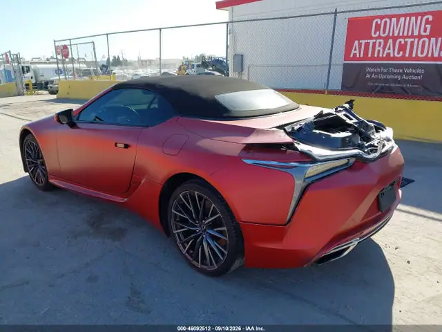 JTHMPAAY8NA105067 — 2022 Lexus LC 500, фото 3 с аукциона IAAI 30.09.2026, Пожар салона
