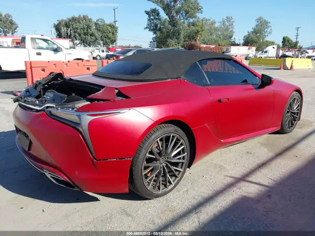 JTHMPAAY8NA105067 — 2022 Lexus LC 500, фото 4 с аукциона IAAI 30.09.2026, Пожар салона
