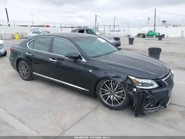JTHBL5EF2H5144351 — 2017 Lexus LS 460, Передняя часть справа (Right Front), фото до ремонта