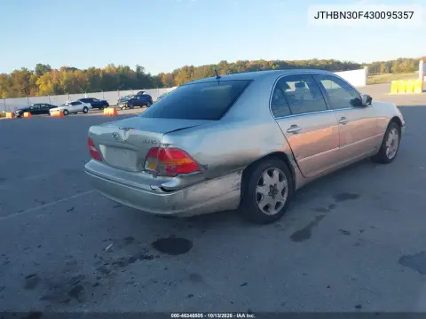 2003 Lexus Ls 430 VIN JTHBN30F430095357 фото 5