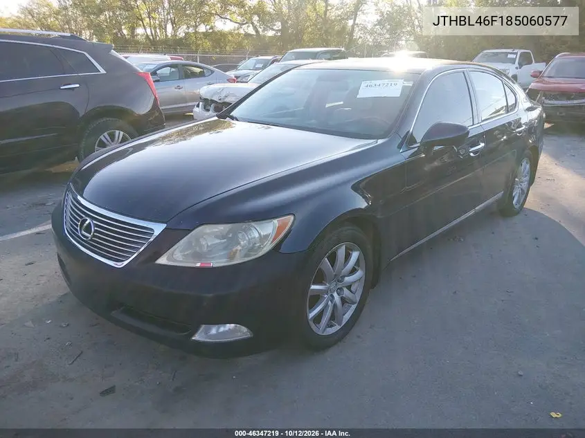 2008 Lexus Ls 460 VIN JTHBL46F185060577 фото 3
