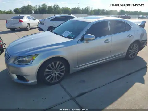 2016 Lexus Ls 460 VIN JTHBL5EF0G5142242 фото 3