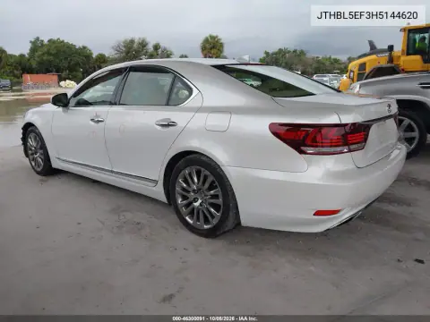 2017 Lexus Ls 460 VIN JTHBL5EF3H5144620 фото 4