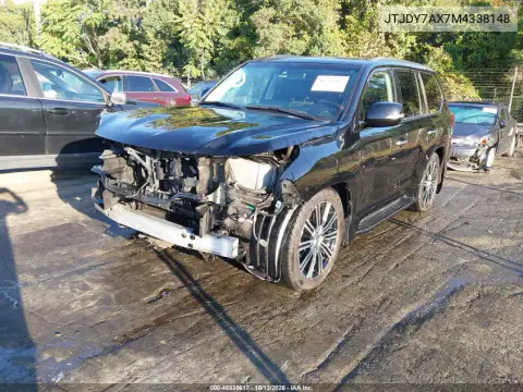 2021 Lexus Lx 570 Three-Row VIN JTJDY7AX7M4338148 фото 3