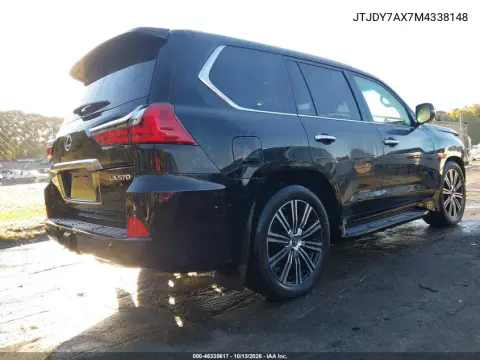 2021 Lexus Lx 570 Three-Row VIN JTJDY7AX7M4338148 фото 5