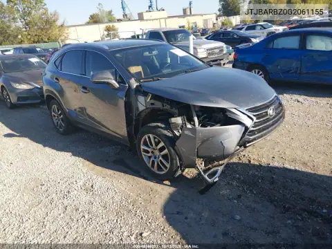 JTJBARBZ0G2061155 — 2016 Lexus NX, Передняя часть, фото до ремонта