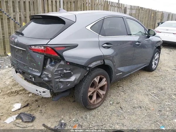 JTJBJRBZ5H2055918 — 2017 Lexus NX, фото 4 с аукциона IAAI 14.10.2026, Задняя часть