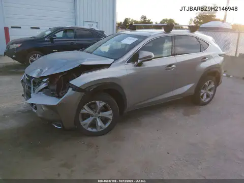 2017 Lexus Nx 200T VIN JTJBARBZ9H2146948 фото 2