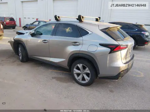 2017 Lexus Nx 200T VIN JTJBARBZ9H2146948 фото 3