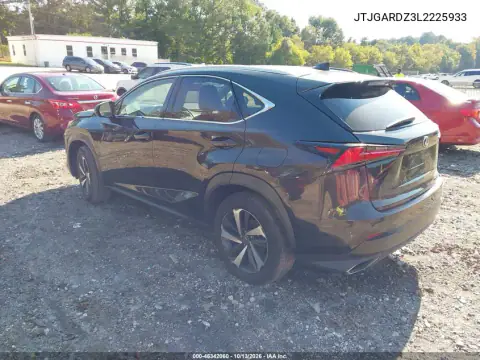 JTJGARDZ3L2225933 — 2020 Lexus NX, фото 3 с аукциона IAAI, Передняя часть